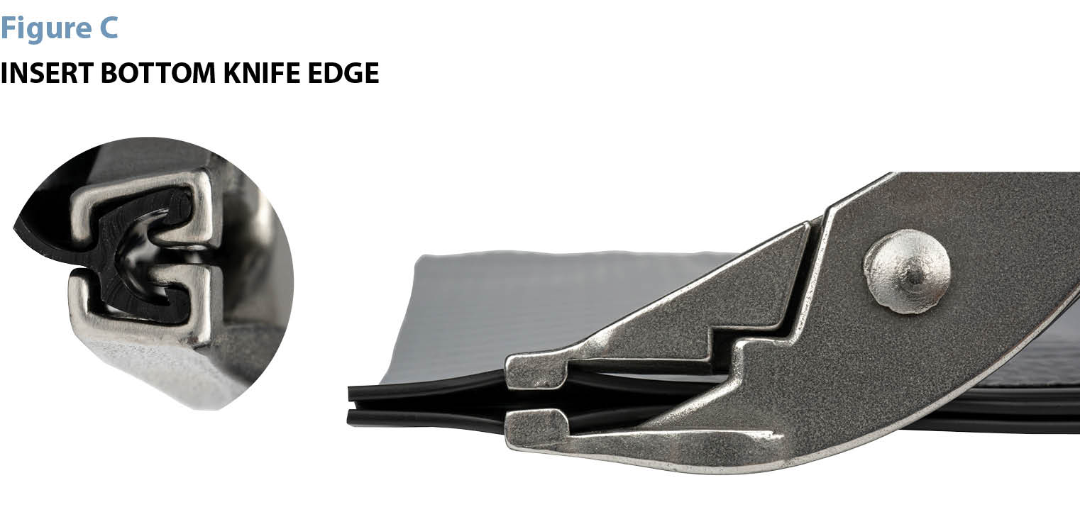 Figure C: Insert Bottom Knife Edge
